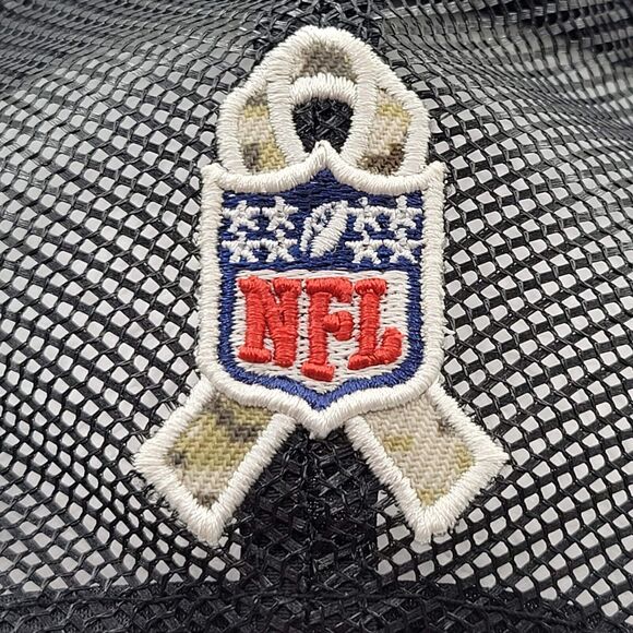 New Era New Orleans Saints Mens 9Forty Trucker Hat Camo 2021 Salute To Service - Picture 10 of 14